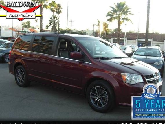 DODGE GRAND CARAVAN 2017 2C4RDGCG9HR566981 image